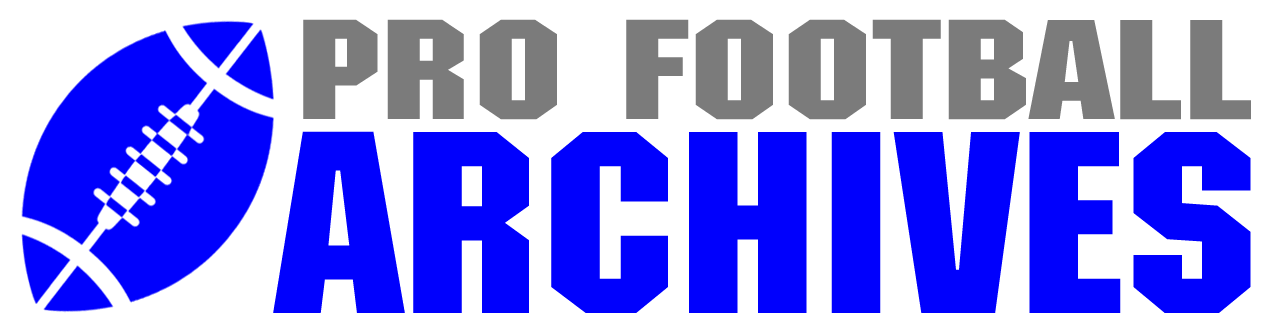 Pro Football Archives logo.